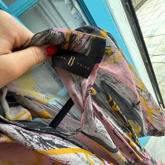 Colorful Abstract Patterned Dress - Picture 5 of 5